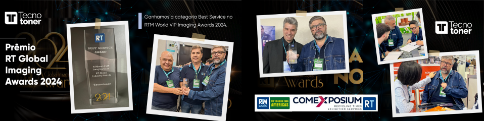 Ganhamos o prêmio Best Service no RTM World VIP Imaging Awards 2024