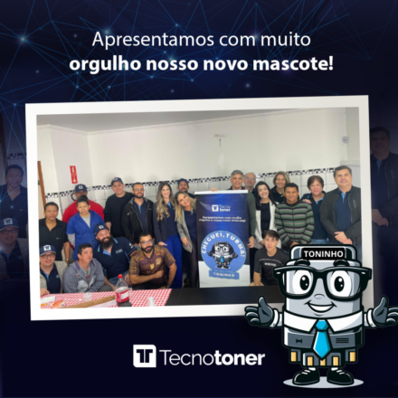 Conheça o Toninho, o Mascote da Tecnotoner! 🎉