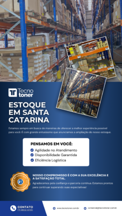 📣 Novidade! Estoque em Santa Catarina para Melhor Atendê-lo! 📦